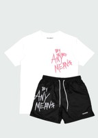 Nouvelle Collection Été Homme Ensemble Sport Décontracté Respirant Short & T-Shirt Manches Courtes Marque Homme Vêtement Sport Deux Pièces