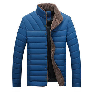 Chaqueta acolchada reflectante de calle alta personalizada al por mayor de OEM abrigo de lona de talla grande con cuello con capucha abrigo de gran tamaño de invierno a la moda - Product Image 1