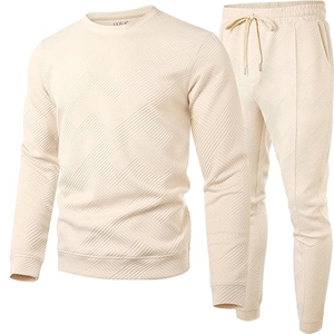 Conjunto Deportivo de Invierno para Hombre de Alta Calidad, Personalizado, de 2 Piezas, Sudadera de Manga Larga y Pantalones Deportivos para Correr - Product Image 1