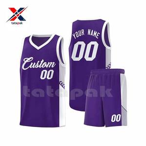 L'uniforme respirable fait sur commande de basket-ball place le nouvel habillement matériel d'équipe de tissu de sublimation pour la vente en gros! - Product Image 3