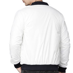 Chaqueta de bombardero de hombre nueva y elegante al por mayor chaqueta de lona de precio barato para invierno diseño de moda personalizado - Product Image 4