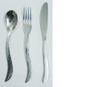 Juego de Cubiertos de acero inoxidable de 24 piezas de diseño moderno, 2 servidores de ensalada, comida, hogar, Hotel, bodas, fiestas, pasteles - Product Image 4