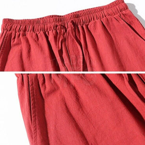 Meilleure vente OEM personnalisable taille élastique pantalon professionnel coton tissu léger broderie conception disponible en vrac - Product Image 6