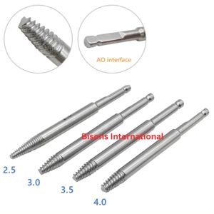 Juego de Instrumentos Extractores de Tornillos Óseos Ortopédicos Manuales de Acero Inoxidable BISONS WHOLESALE SW2.5-4.0 |   Destornillador de Punta Deslizante - Product Image 4