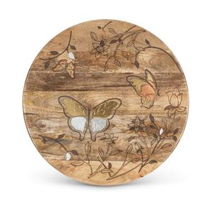 Artisan Mango Wood Plate with MOP Inlay <b>Mother</b> of Pearl Decorative Dish for Dining Table Display Kitchen Use Elegant Gift Ideas - Product Image 6