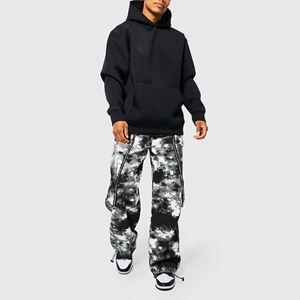 Sudaderas con capucha de algodón 100% para hombre, ropa informal de calle básica de diseño personalizado para cuello con capucha de invierno - Product Image 1