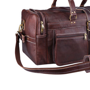 Low Moq Custom Service Competitive Price <b>Leather</b> Duffle <b>Bags</b> New Style Waterproof Unique Solid Color <b>Leather</b> <b>Duffel</b> <b>Bag</b> - Product Image 6