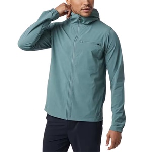 Veste d'entraînement à manches longues respirante et à séchage rapide, coupe-vent en nylon décontracté pour l'extérieur, veste de sport monocouche, pantalon de survêtement - Product Image 2