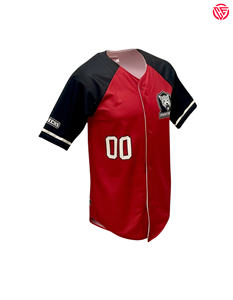 Chemise de baseball taille américaine 100% maille Polyester séchage rapide couleur personnalisée manches courtes boutons complets maillots de baseball - Product Image 3