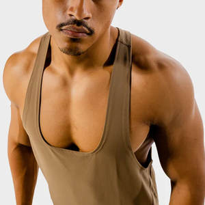 Débardeurs OEM pour hommes Gym Stringer sur mesure musculation entraînement musculaire singulet athlétique Fitness musculation équipement d'entraînement - Product Image 6
