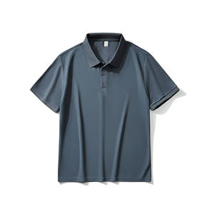 Camiseta Polo de Color Sólido de Verano, Cuello de Solapa, Diseño Informal de Negocios Unisex - Product Image 1