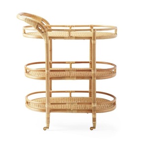 Carrito de Metal de Lujo de Tendencia con Ruedas, Carrito Decorativo Hecho a Mano para Alimentos, Té, Café, Desayuno, Suministros para Bares y Hoteles - Product Image 2