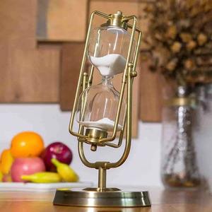 Stylish Luxury Hourglass Table <b>Decor</b> Premium <b>Sand</b> Timer Showpiece for Office Home <b>Decoration</b> Event Gift Sculpture - Product Image 4