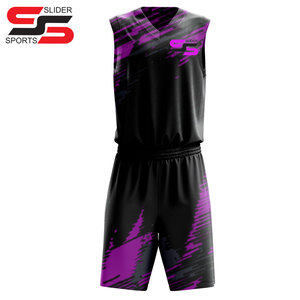 Ventes en gros de maillots de basket-ball de dernière génération, vêtements de sport, maillots de basket-ball personnalisés, maillots et shorts de basket-ball de couleurs unies - Product Image 1