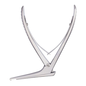 Poinçon à os rotatif à 90 degrés Largeur de 6.34 pouces 4 mm Acier allemand non stérile et réutilisable Rongeur chirurgical de Kerrison pour la neurochirurgie - Product Image 4