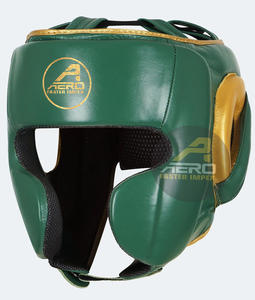 Protège-tête professionnel en cuir synthétique véritable confortable pour l'entraînement de boxe conçu pour une protection sécurisée - Product Image 4