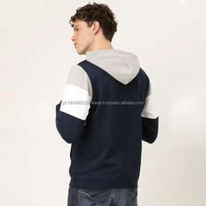 Sweat à capuche multi-panneaux sur mesure pour homme, respirant, mode automne-hiver, vêtement en polaire, capuche pour adultes - Product Image 2