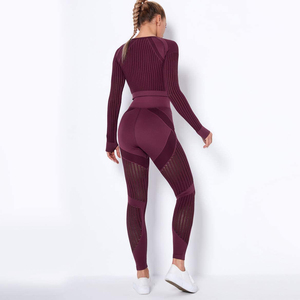 Top tendance produit Yoga ensemble pour femmes 2024 nouveauté haut à la mode femmes Yoga ensemble avec votre Logo - Product Image 6