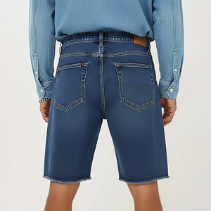Shorts pour hommes en coton 100% surdimensionnés de style streetwear, lavage à l'acide de haute qualité personnalisé, imprimé en DTG avec logo personnalisé - Product Image 5