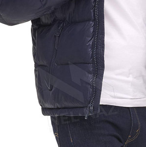 Venta caliente burbuja chaqueta acolchada para los hombres de tendencia chaqueta acolchada barata al por mayor personalizado liso chaqueta a prueba de viento OEM - Product Image 6