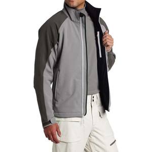 เสื้อแจ็คเก็ตกันลมแบบมีซิปสำหรับผู้ชาย ผ้าแคนวาสกันน้ำ เหมาะสำหรับกิจกรรมกลางแจ้ง  แบบสปอร์ต  สามารถสกรีนลายตามสั่ง  ด้านหน้าสีตัดกัน - Product Image 3