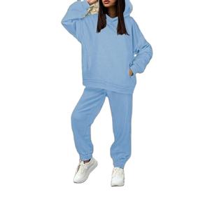 Sweat à capuche pull à manches longues en coton surdimensionné de haute qualité avec logo personnalisé pour exportation de vêtements à capuche pour femmes du Bangladesh - Product Image 2