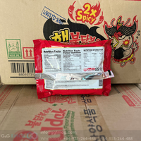 Nouilles Halal Samyangg Poulet super épicé séché (Halal) 140g Poulet chaud Ramen Saveur épicée Rôti épicé Ramyeon