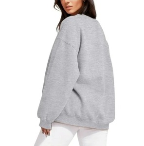 เสื้อสเวตเตอร์แขนยาวผ้าฟลีซแขนยาวผ้าคอตตอนพิมพ์ลายตามสั่งสำหรับผู้หญิงฤดูใบไม้ร่วงฤดูหนาว - Product Image 2