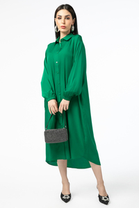 Nouvelle arrivée Robe chemise pour femmes de couleur unie avec poches pour femmes et filles à prix raisonnable Inde - Product Image 3