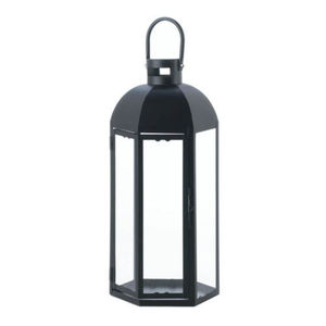 Wholesale Modern Iron Decorative <b>Candle</b> <b>Lanterns</b> Black Christmas <b>Outdoor</b> Indoor Home Decor Tabletop Supplier - Product Image 5