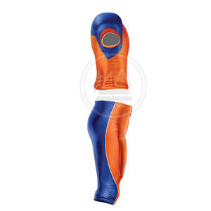 Uniforme de football américain à manches courtes grande taille respirant de bonne qualité, marque privée - Product Image 3