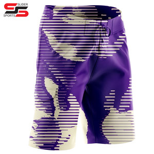 Confortable et durable décontracté 100% polyester formation été basket-ball grande taille hommes Gym Shorts avec ceinture élastique - Product Image 5