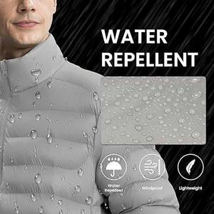 Spring Coated <b>Camouflage</b> Formal Men's Custom Logo Front Puffer Jacket Standard Thickness Loose Fit - Product Image 5