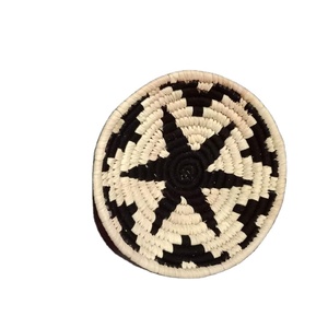 Sous-verre de table en coton macramé fait à la main décor Boho sous-verre en coton décor à la maison sous-verres traditionnels en coton faits à la main vente en gros - Product Image 1