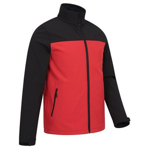 Veste Softshell Unisexe OEM Veste Coupe-Vent Extérieure Imperméable Avec Fermeture Éclair Style Décontracté Automne Printemps Maille Certifiée Top Wear - Product Image 2