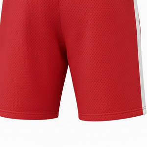 กางเกงกีฬาขาสั้นผ้าโพลีเอสเตอร์ 100% น้ำหนักเบา ระบายอากาศได้ดี เนื้อผ้านุ่ม สวมใส่สบาย เหมาะสำหรับการฝึกซ้อมที่ยิม - Product Image 3