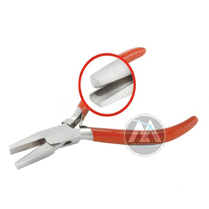 Pince demi-ronde supérieure essentielle pour la fabrication de bijoux nouvelle condition en acier inoxydable pince à nez en acier au carbone outils de bijoux moules - Product Image 1