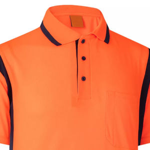 Polo DE SEGURIDAD transpirable, última llegada, logotipo personalizado de su marca, ropa cómoda, Polo de seguridad sostenible de talla grande - Product Image 5