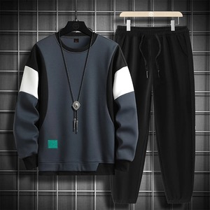 2026 Premium Quality Men's <b>Oversize</b> Pullover Tracksuit in <b>Black</b> for Spring & Autumn Sporting Running <b>Hoodies</b> & Sweatshirts - Product Image 4