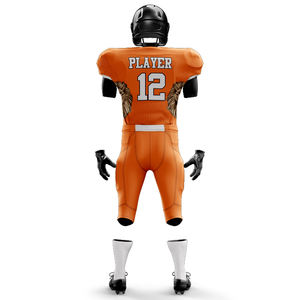 Camiseta de fútbol americano bordada personalizada, 100% poliéster, uniformes de fútbol americano de equipo adulto de alta calidad - Product Image 5