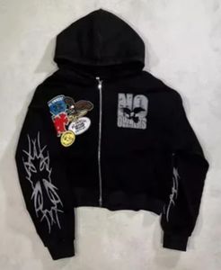 Vêtements de mode automne-hiver, sweat-shirt décontracté pour homme, 100% coton, polaire épais, veste à capuche, impression 3D, streetwear - Product Image 6