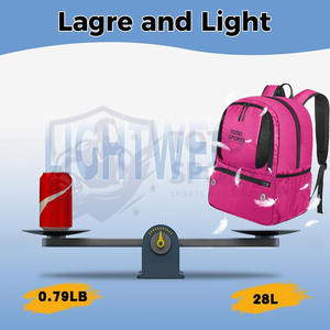 Sac de basket-ball rose confortable, best-seller, lisse, respirant, léger, logo personnalisé raisonnable, imprimé, intérieur/extérieur - Product Image 4