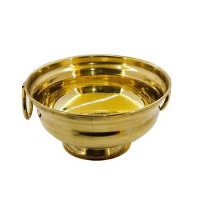 Espejo de cuenco Urli de latón de la mejor calidad con acabado de forma decorativa Premium para boda o decoración del hogar Diseño simple - Product Image 1