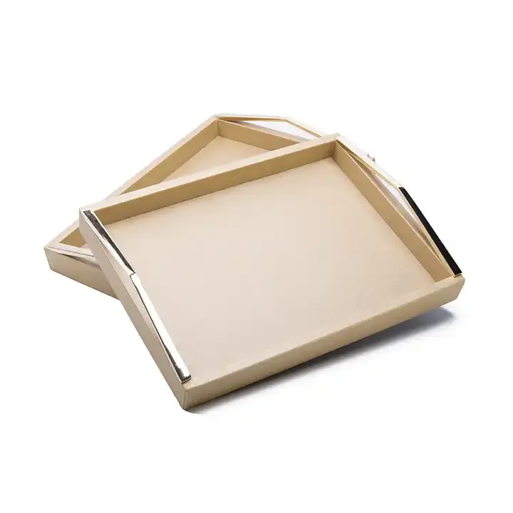 Best selling handicraft high quality sale 2022 rectangle multi-function bamboo tray perfect for any space