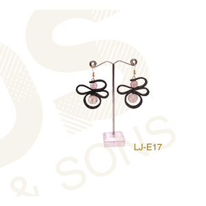 Boucles d'Oreilles Pendantes en Bois et Cuir PU pour Femmes, Style Ferme Occidentale, Design, PSDS - Product Image 5