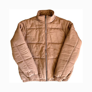 Custom Logo <b>Hooded</b> Men's Winter Puffer <b>Jacket</b> with <b>Soft</b> <b>Shell</b> Canvas Casual Style Polyester Filled Warm Street Wear - Product Image 5