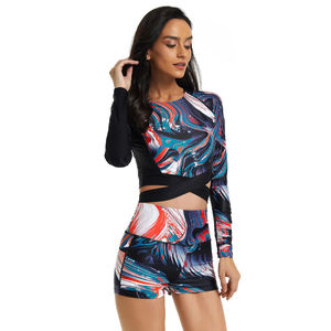 2025 Custom Made <b>Women's</b> UPF 50+ Long <b>Rash</b> <b>Guard</b> Swimwear Hot Sale UV/Sun Protection Beach Swim Shirts OEM Short Beach Shirts - Product Image 5