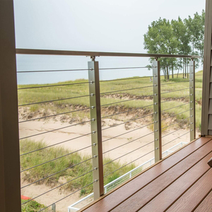 Tùy chỉnh 316 thép không gỉ có thể điều chỉnh góc boong Side Gắn Vòng bài chống gỉ ngoài trời Cáp lan can cho vườn - Product Image 3