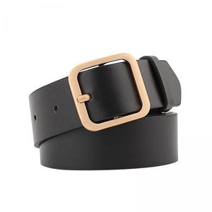 Best Quality Women Genuine Leather Casual Belt Adjustable Female Waistband for Skirt <b>Trousers</b> <b>Pants</b> 90cm Steel Buckle - Product Image 6