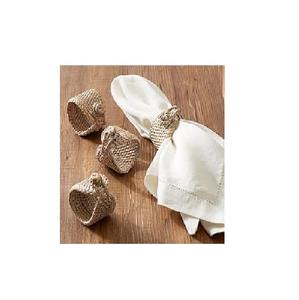 Porte-serviettes de canne pour cadeau artisanat fait à la main nouveaux anneaux de serviette en rotin de conception personnaliser l'emballage - Product Image 1